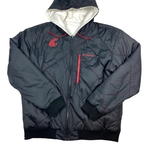 Columbia Other - Y2K Washington State Cougars reversible hooded puffer